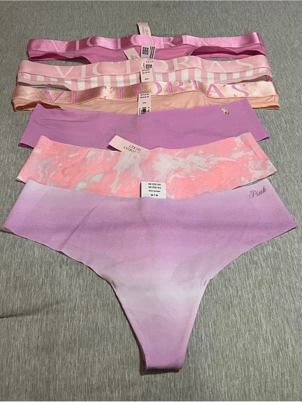 Victoria’s Secret Thong Bundle Size M